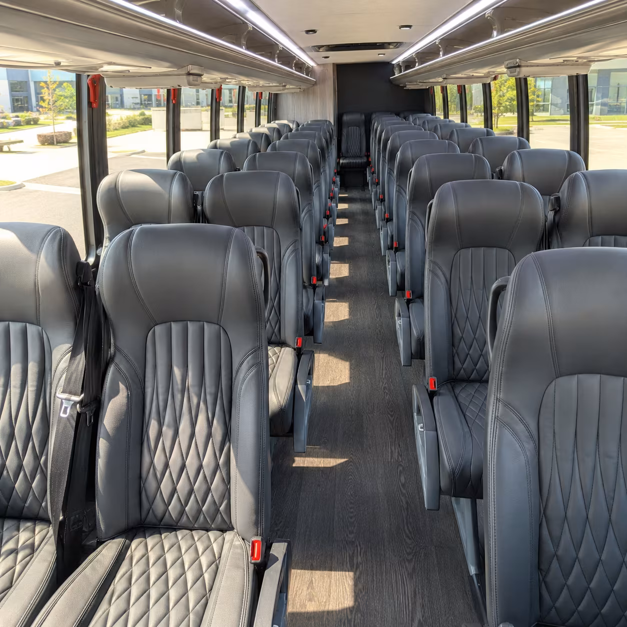 15-35 Passenger Minibus Interior