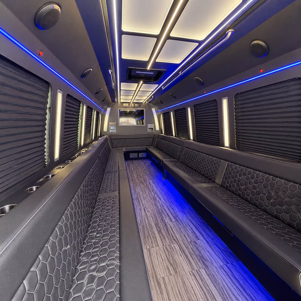 30 Passenger Party Bus Inside