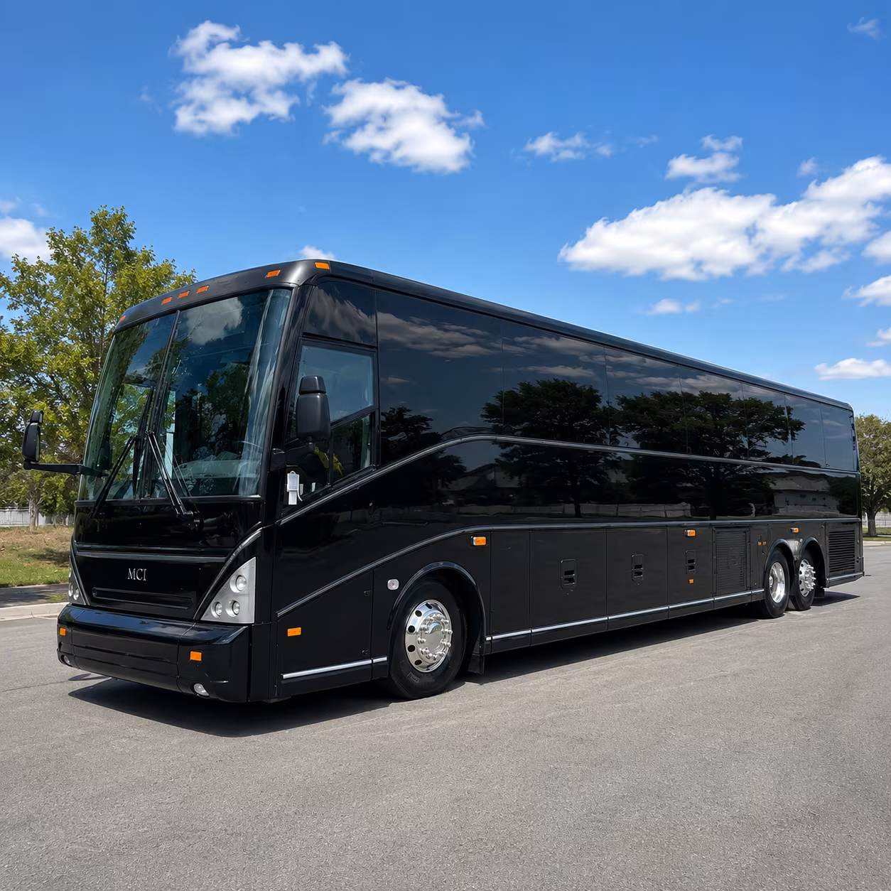 40-56 Passenger Charter Bus Exterior