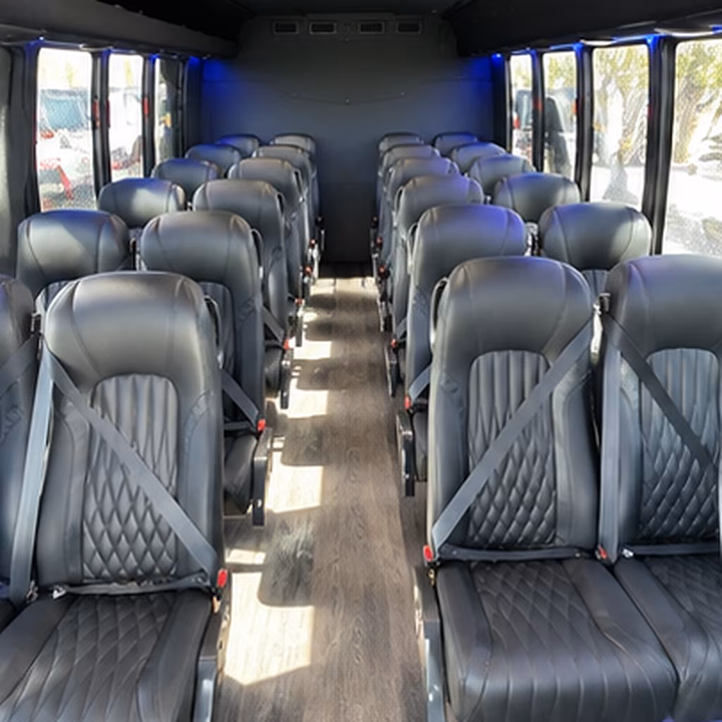 Everett Airport Shuttle & Transportation onboard seating