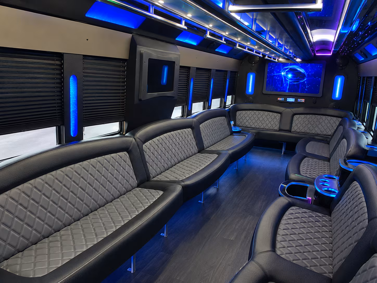 Everett Bachelor & Bachelorette Transportation party bus exterior