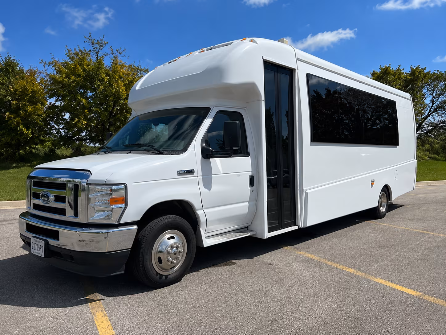 Everett Private Event Transportation party bus exterior