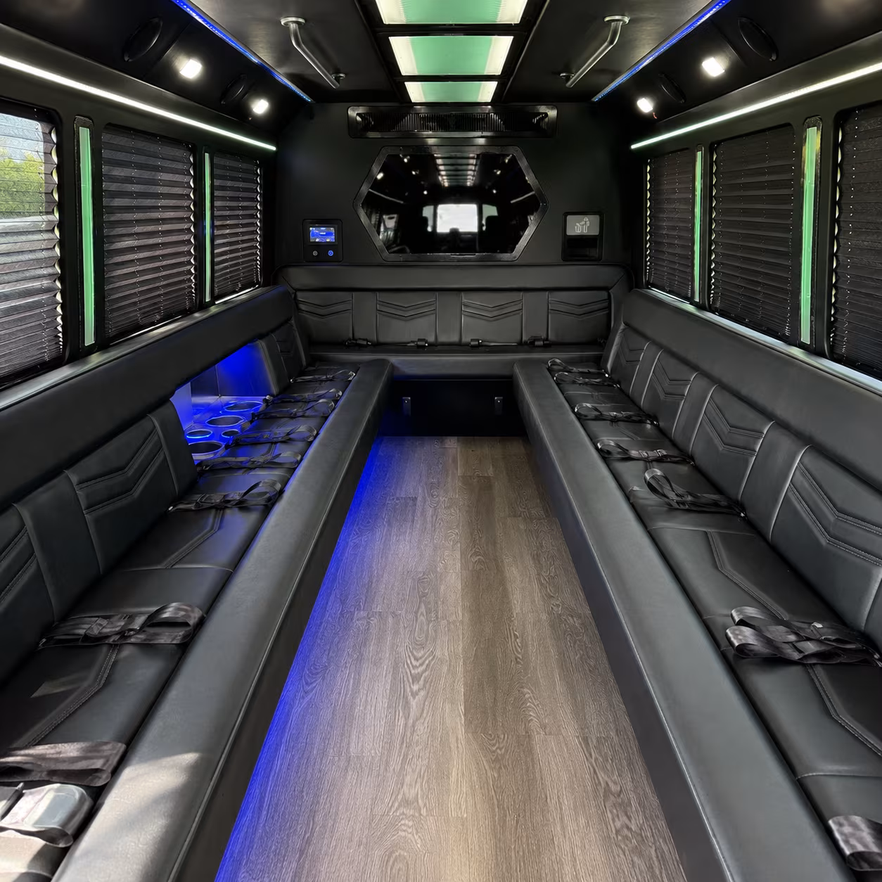 Everett Prom & Homecoming Transportation party bus exterior