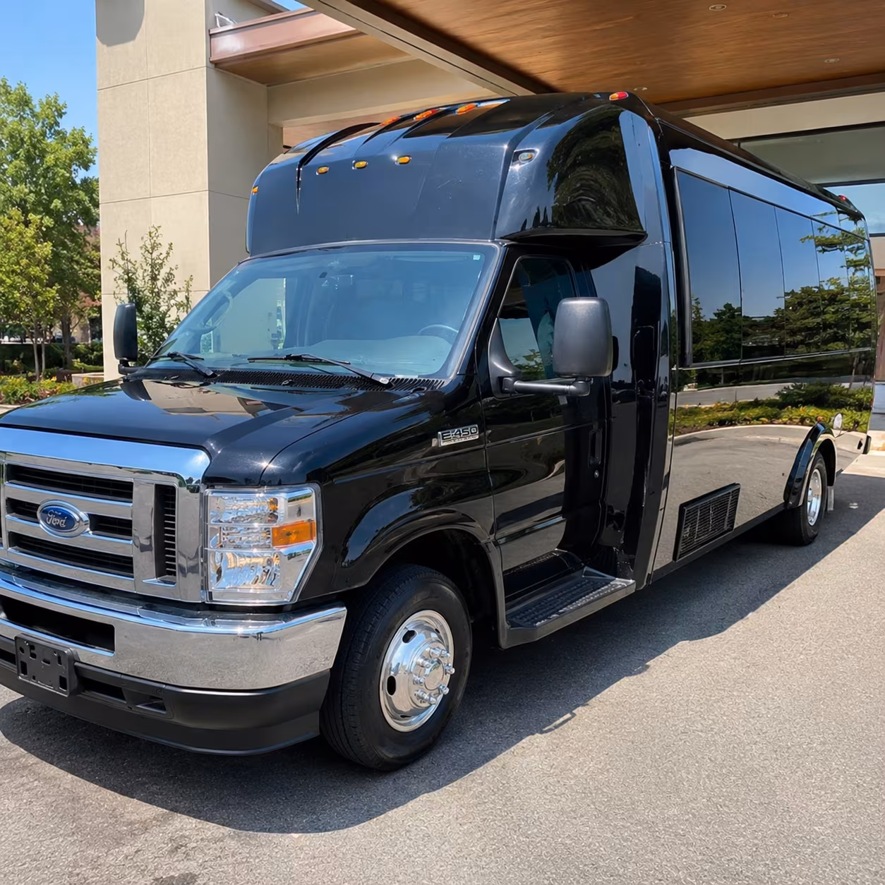 Everett Sporting Event Transportation party bus exterior