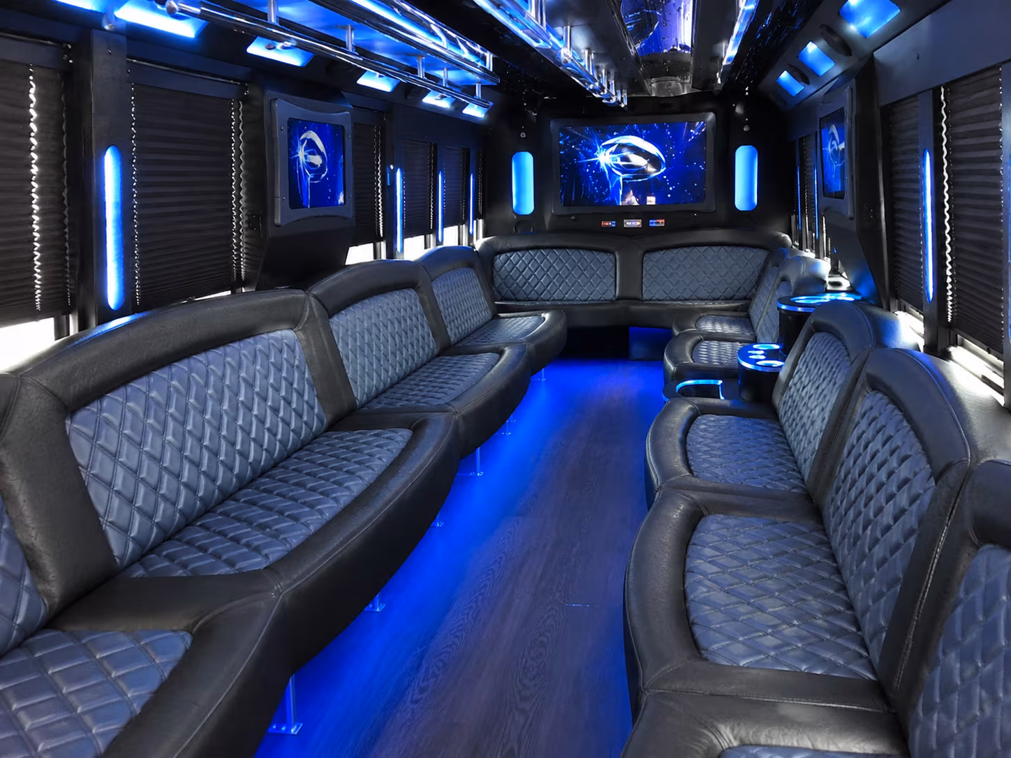 Everett Wedding Transportation party bus exterior