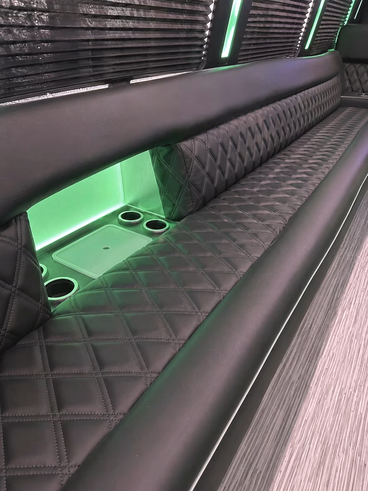 Everett Winery Tour & Pub Crawl Transportation party bus interior