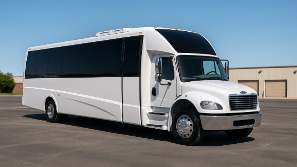 Exterior of Everett Party Bus Company's 30 Passenger Party Bus in Everett